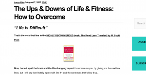 The Ups & Downs of Life & Fitness: How to Overcome setbacks