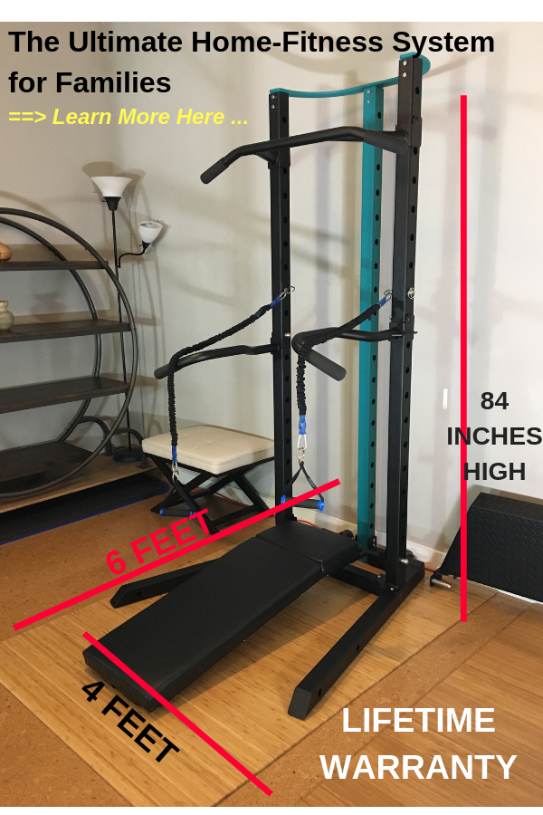SCULPTAFIT Home Gym System Set up dimensions