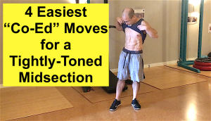 4 Easiest Co-Ed Moves for Tightly Toned Abs, Core & Midsection - ab exercises at home